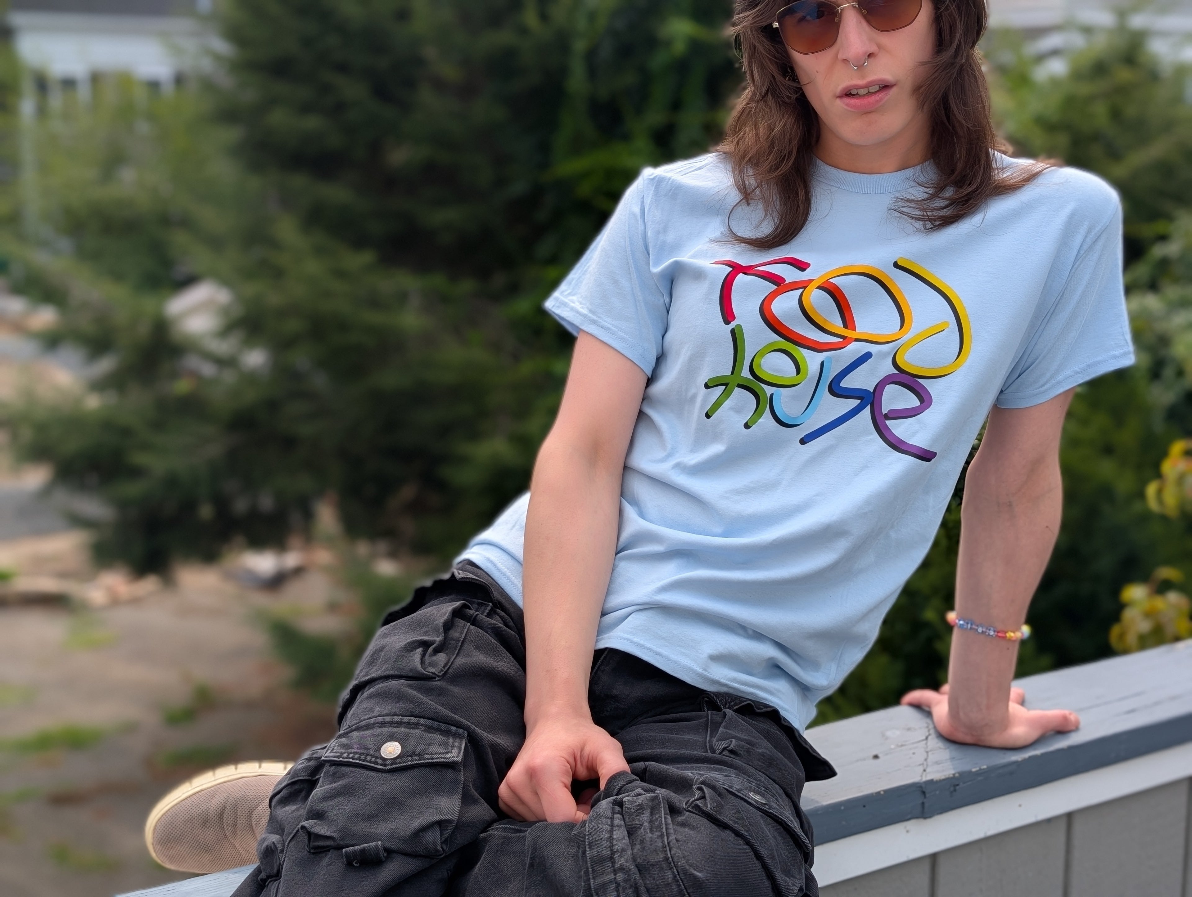 "rainbow" t-shirt